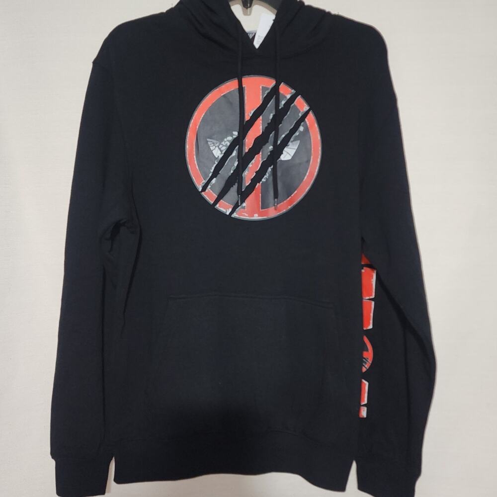 Deadpool and wolverine men's black hoodie Size small